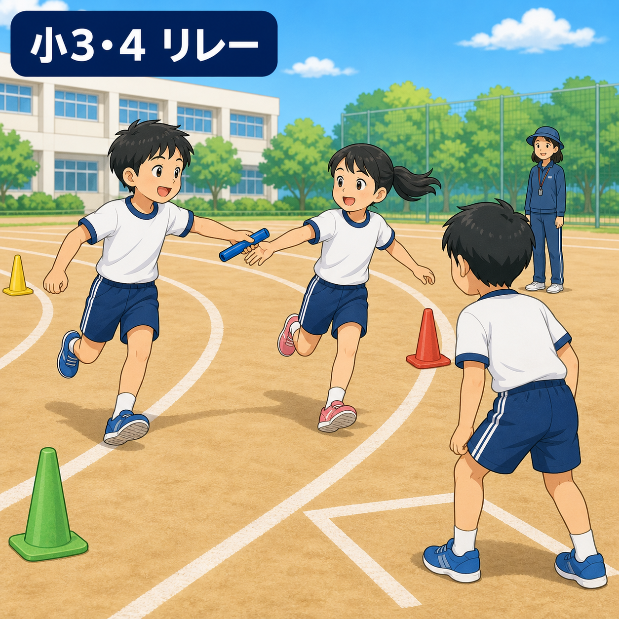リレー|バトンをつなぐ