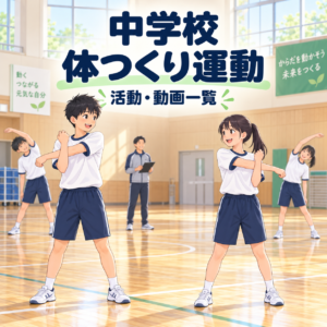体つくり運動の授業記事