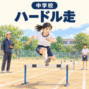 ハードル走の授業記事