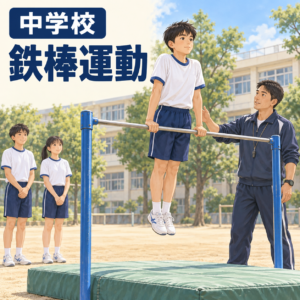 鉄棒運動の授業記事