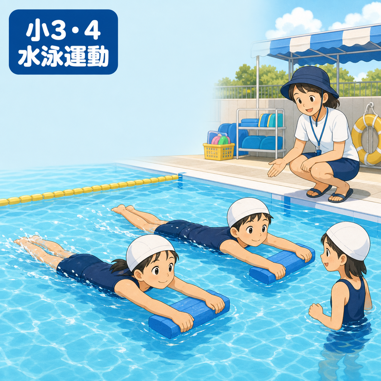 水泳運動|浮く・進む